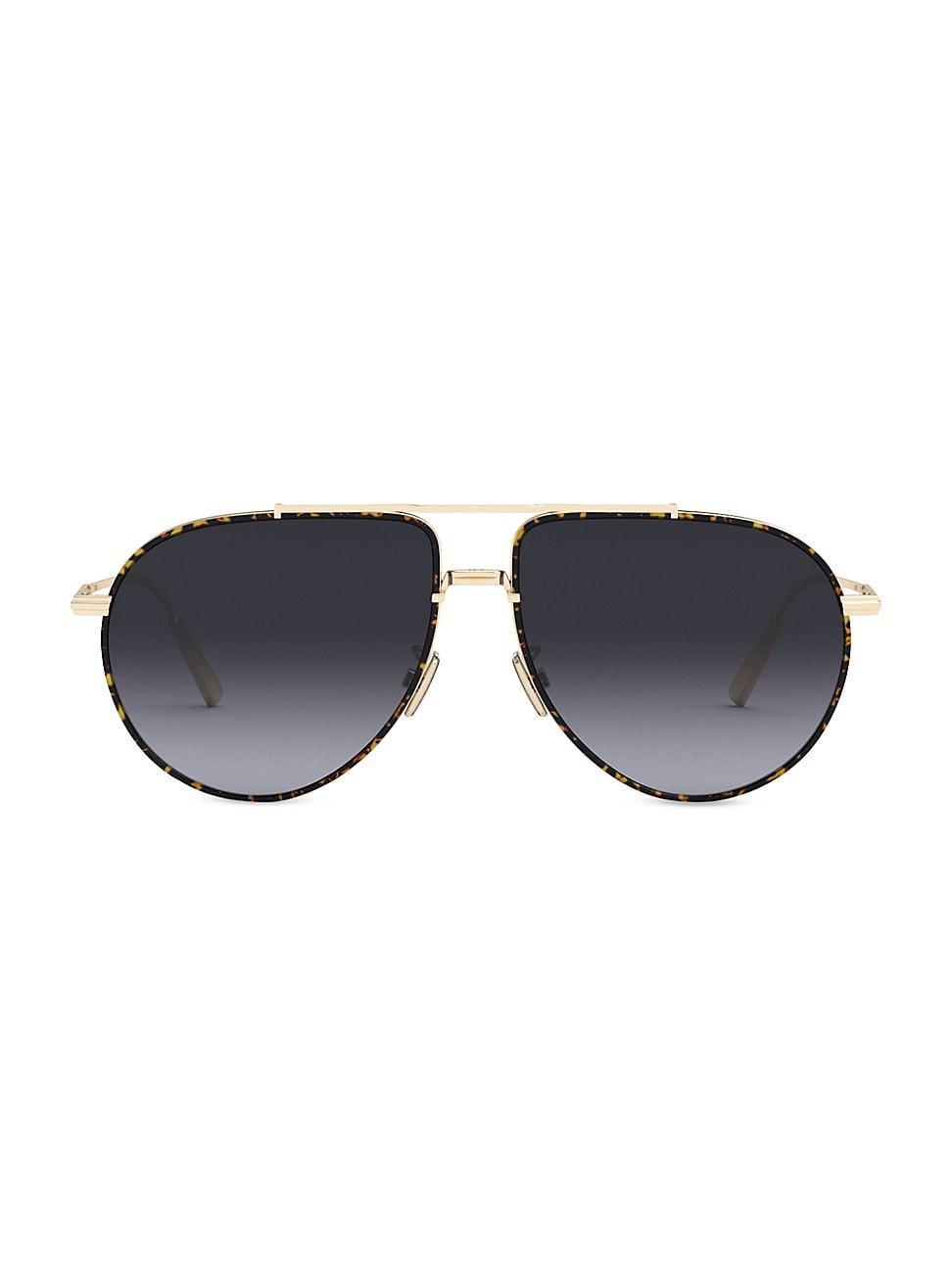 Mens DiorBlackSuit AU 58MM Pilot Sunglasses Product Image