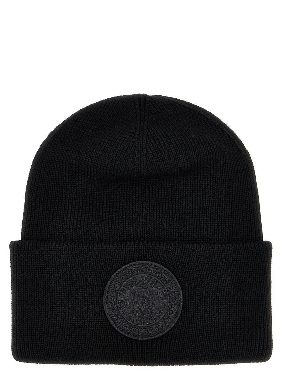 CANADA GOOSE 'cg Arctic' Beanie In Black Product Image