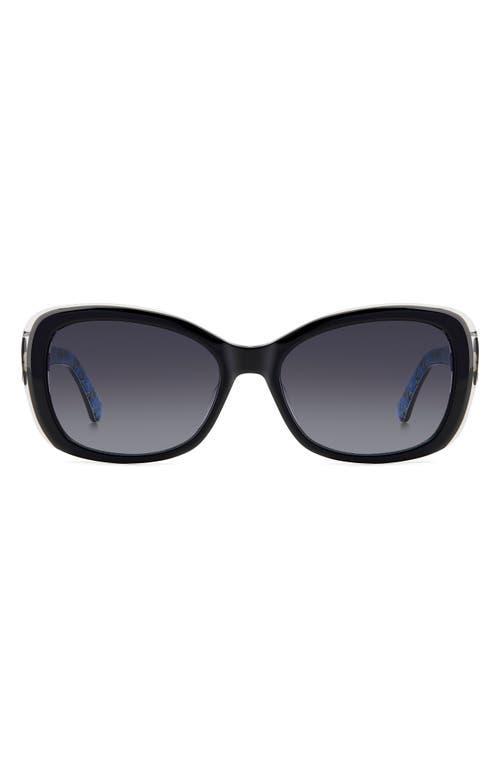 Kate Spade New York elowen 55mm gradient round sunglasses Product Image