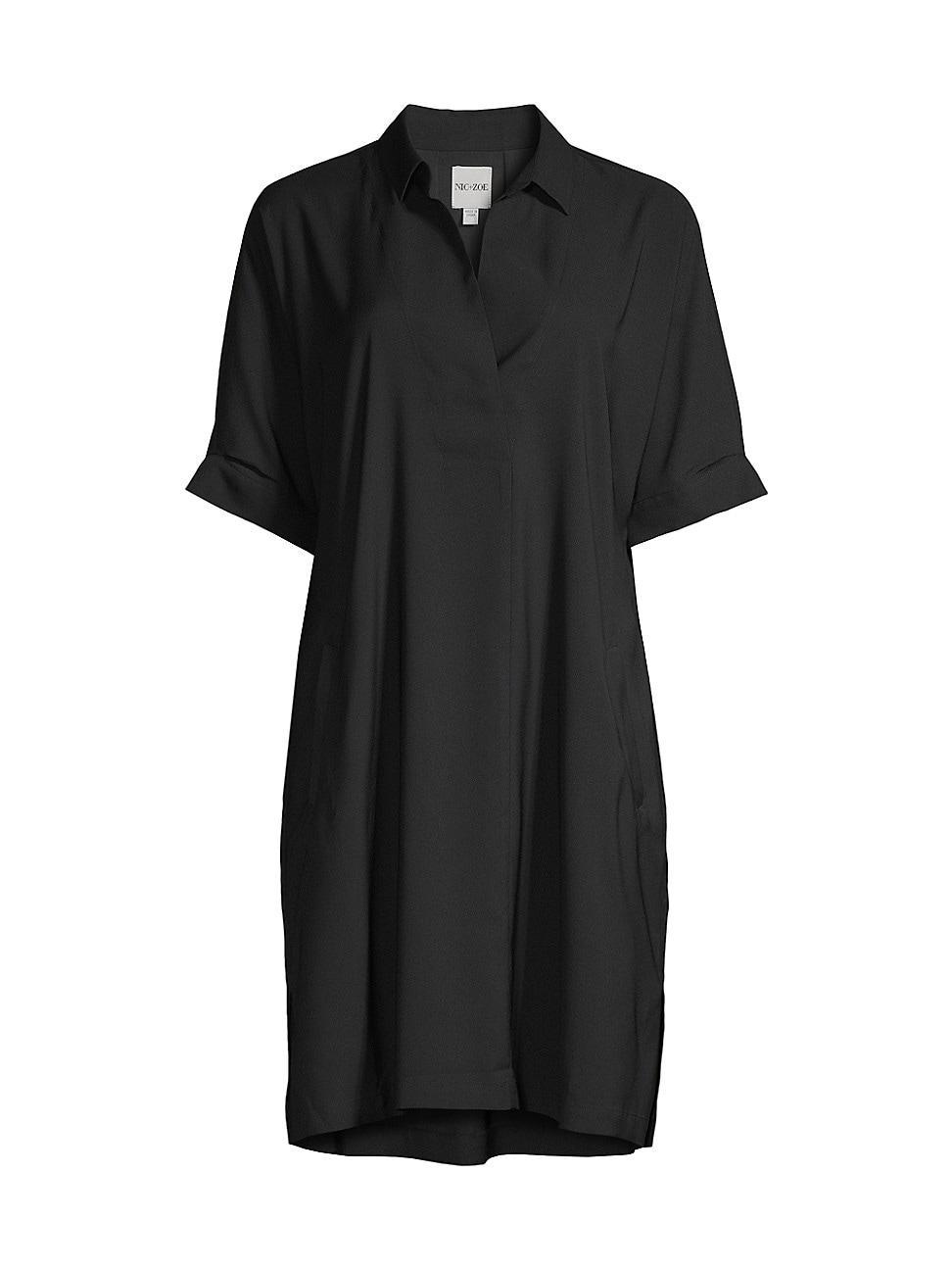 NIC+ZOE Polished Devon Dress Onyx) Women's Dress Product Image