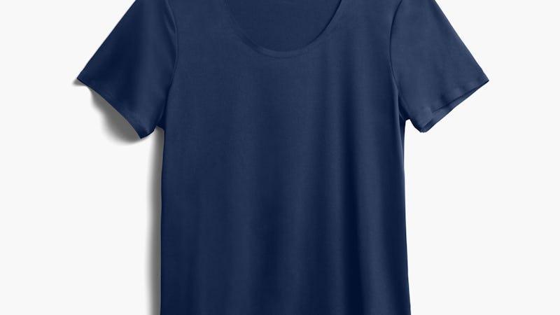 Navy Women's Luxe Touch Tee Product Image