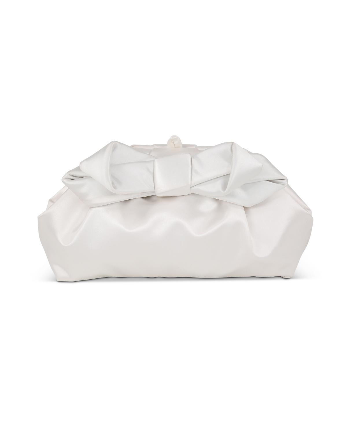 Womans Briella Structured Bow Pouch Clutch product image