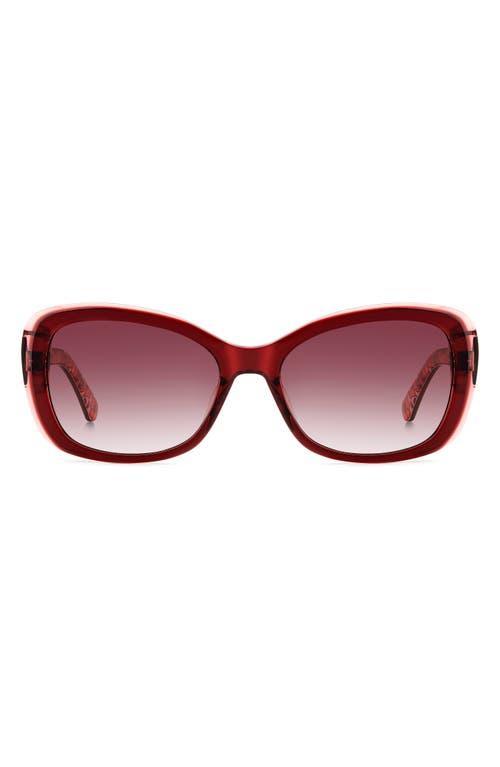 kate spade new york elowen 55mm gradient round sunglasses Product Image