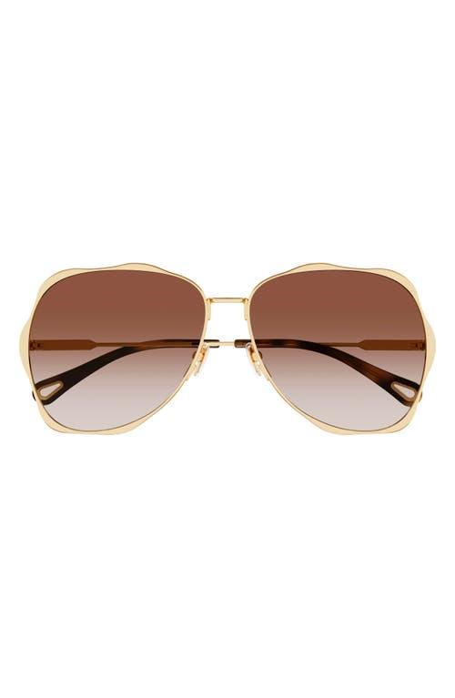 Chlo 60mm Aviator Sunglasses Product Image