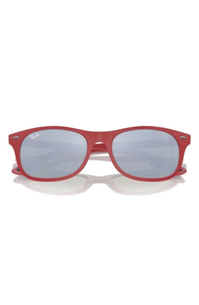 RAY BAN X Scuderia Ferrari 55mm Square Sunglasses In Matte Red Product Image