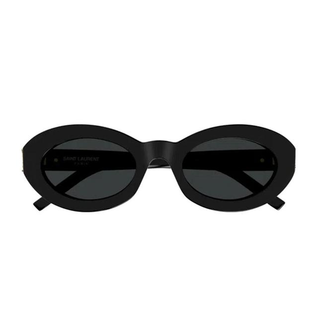 SAINT LAURENT Sl M136 Linea Classic 001 Black Sunglasses In Nero Product Image