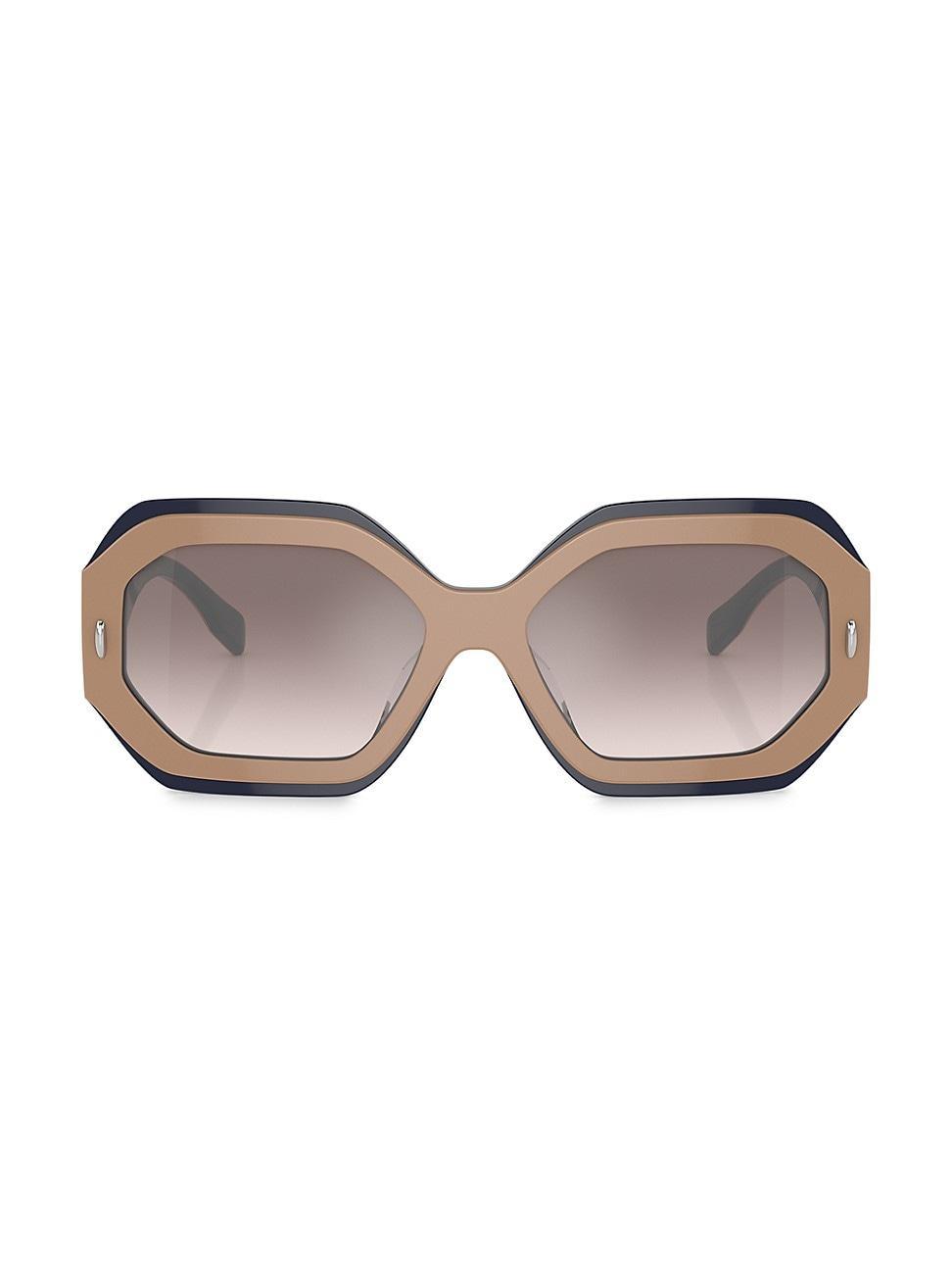 Womens Miller 55MM Geometric Sunglasses Product Image