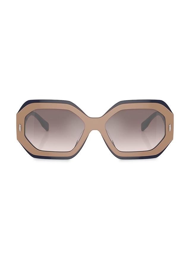 Womens Miller 55MM Geometric Sunglasses Product Image