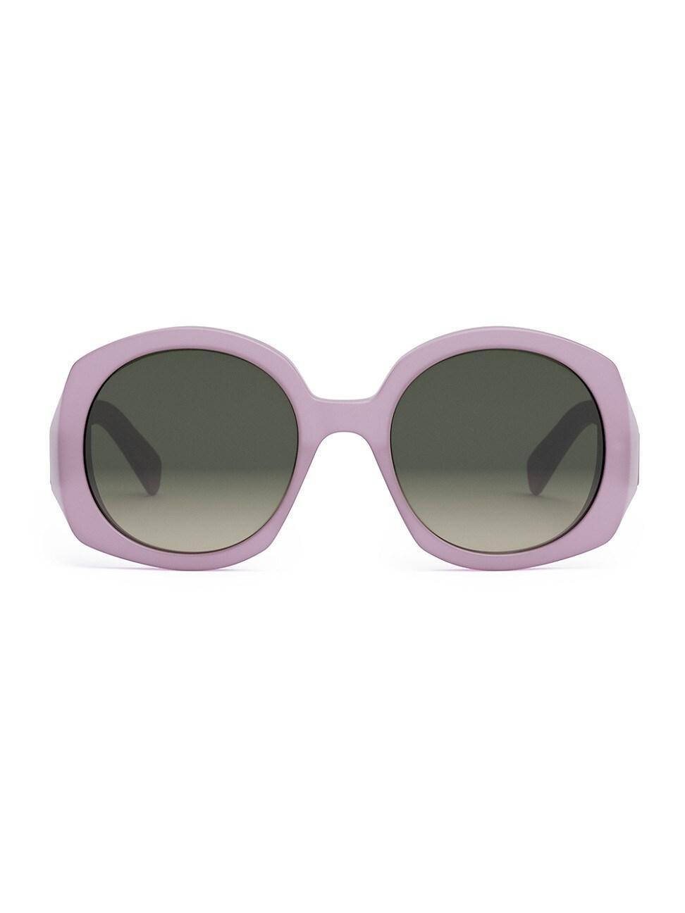 Womens Bold 3 Dots 53MM Round Sunglasses Product Image