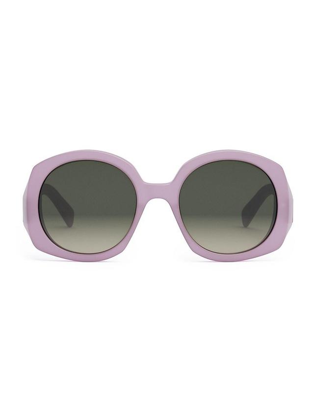 CELINE Bold 3 Dots 53mm Round Sunglasses Product Image