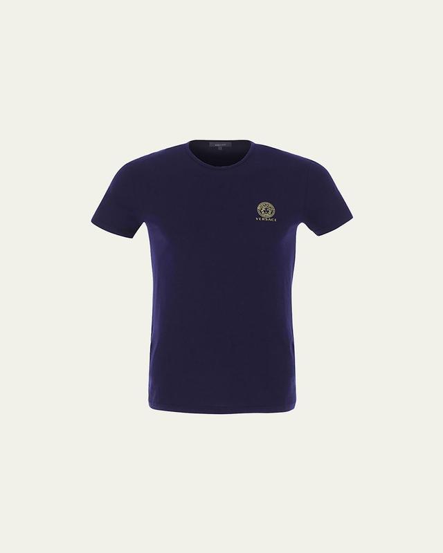 Mens Medusa Logo Crewneck T-Shirt Product Image