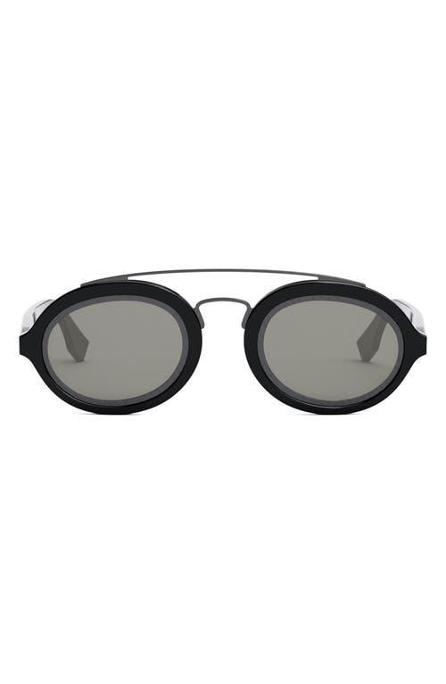 FF Fendi Around 52mm Oval Sunglasses Product Image