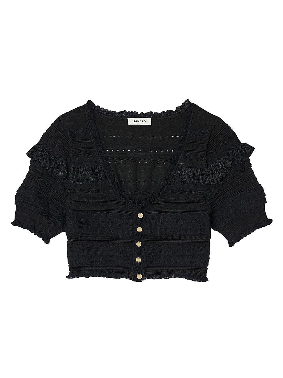 Womens Knit Crop Top product image