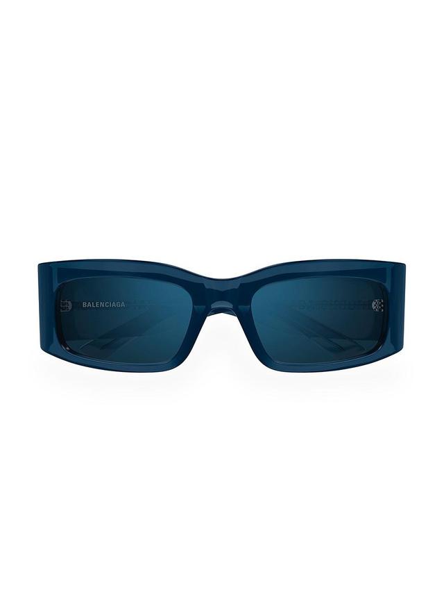 Balenciaga Paper Rectangular Sunglasses, 56mm Product Image