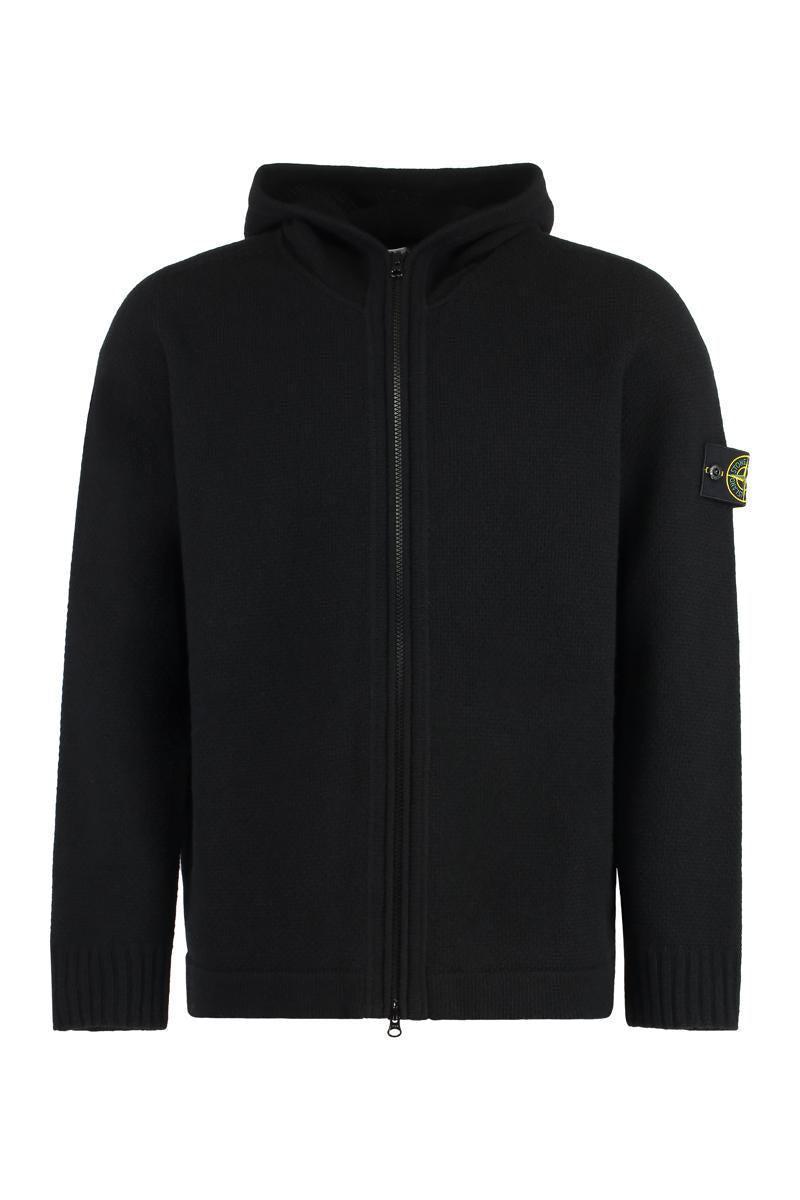 STONE ISLAND Sweaters In Black Product Image