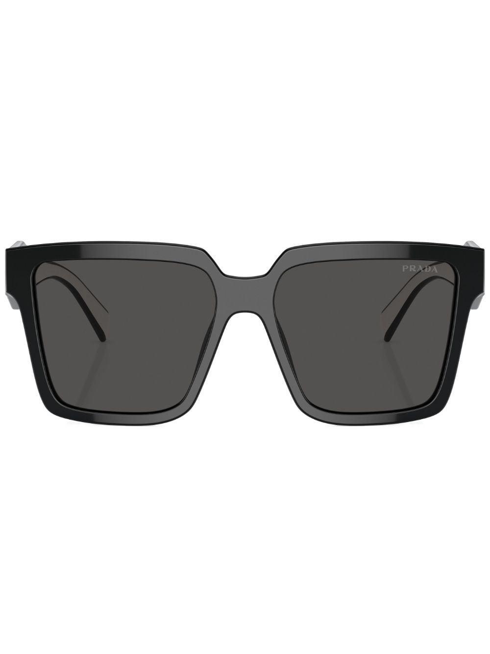 Square-frame Tinted Sunglasses In Black Product Image