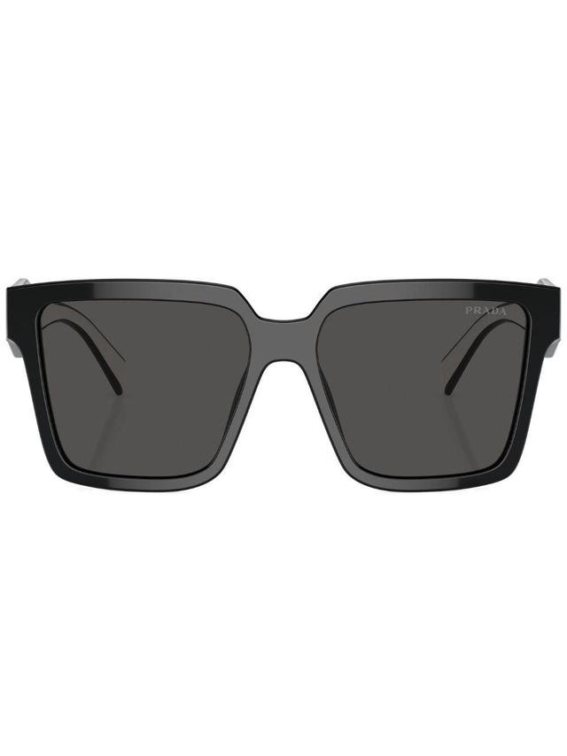 Square-frame Tinted Sunglasses In Black Product Image