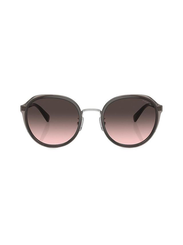 Womens 52MM Round Sunglasses Product Image