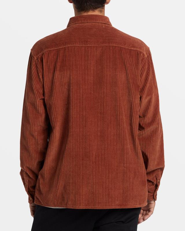 Bong Days Long Sleeve Cord Shirt - Rust Male Product Image