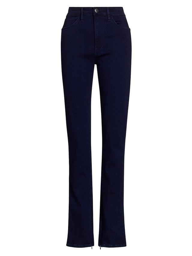 Womens Kaya High-Rise Stretch Skinny Split-Hem Jeans Product Image