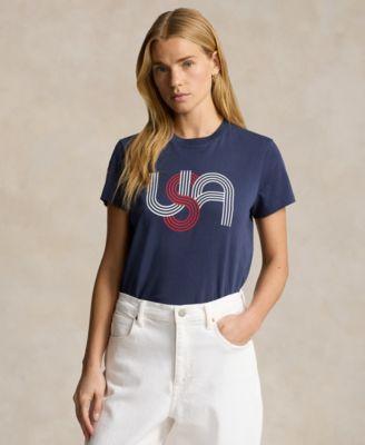 Women's Team USA Graphic Jersey Tee Product Image