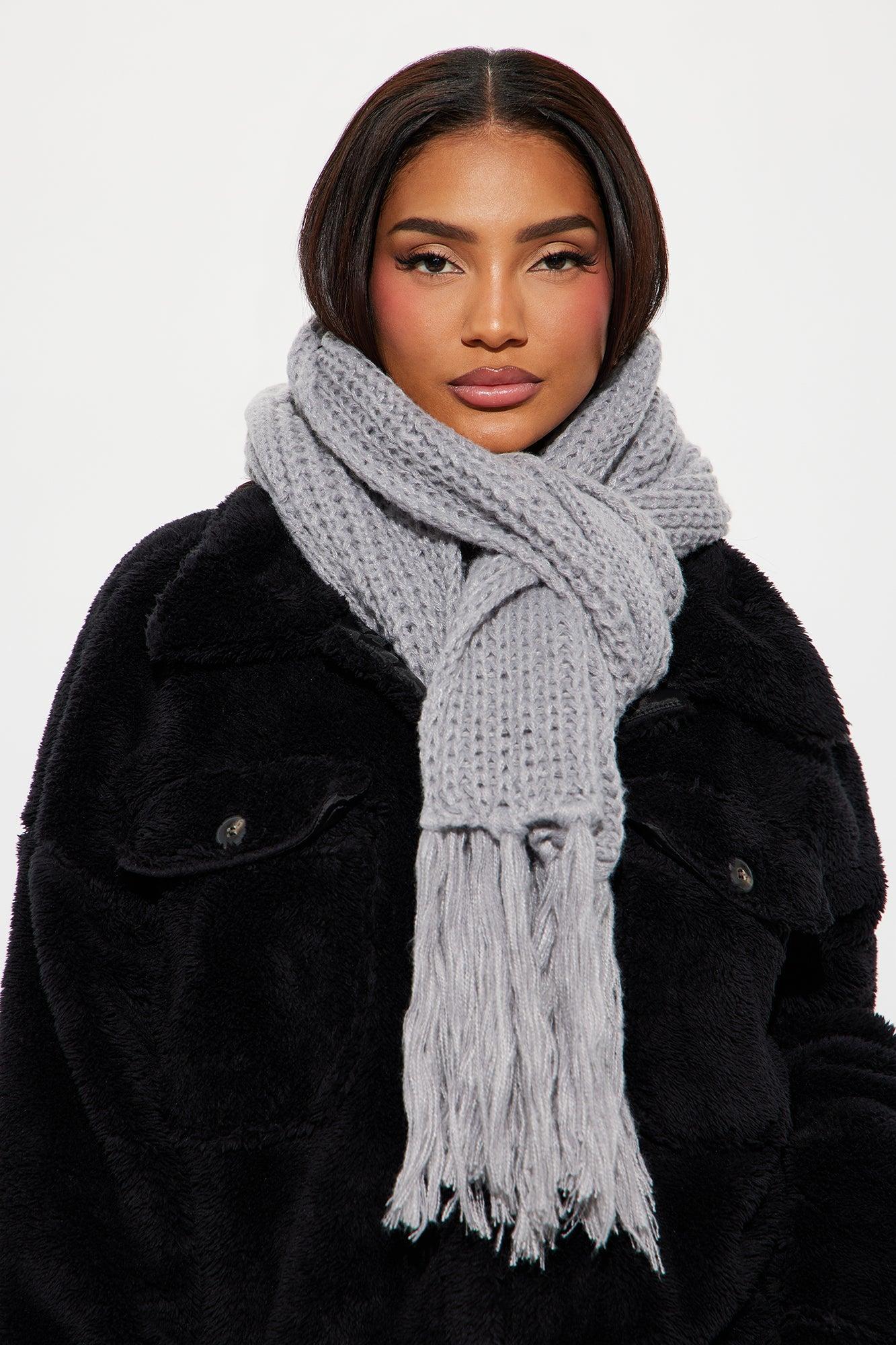 Chasing Winter Vibes Scarf - Grey product image