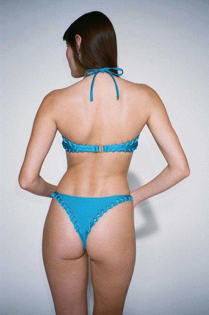 RIO BIKINI BOTTOM - AZURE — AZURE / XS Product Image