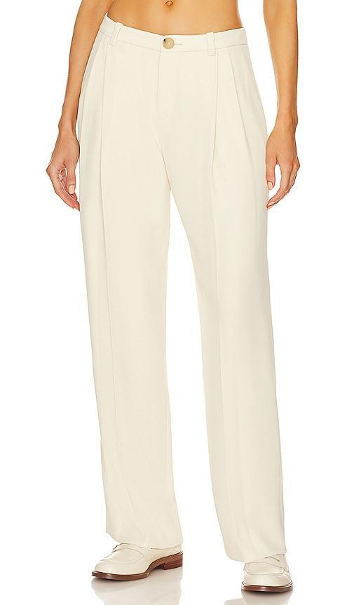 Drop Waist Pleated Crepe Trouser Product Image