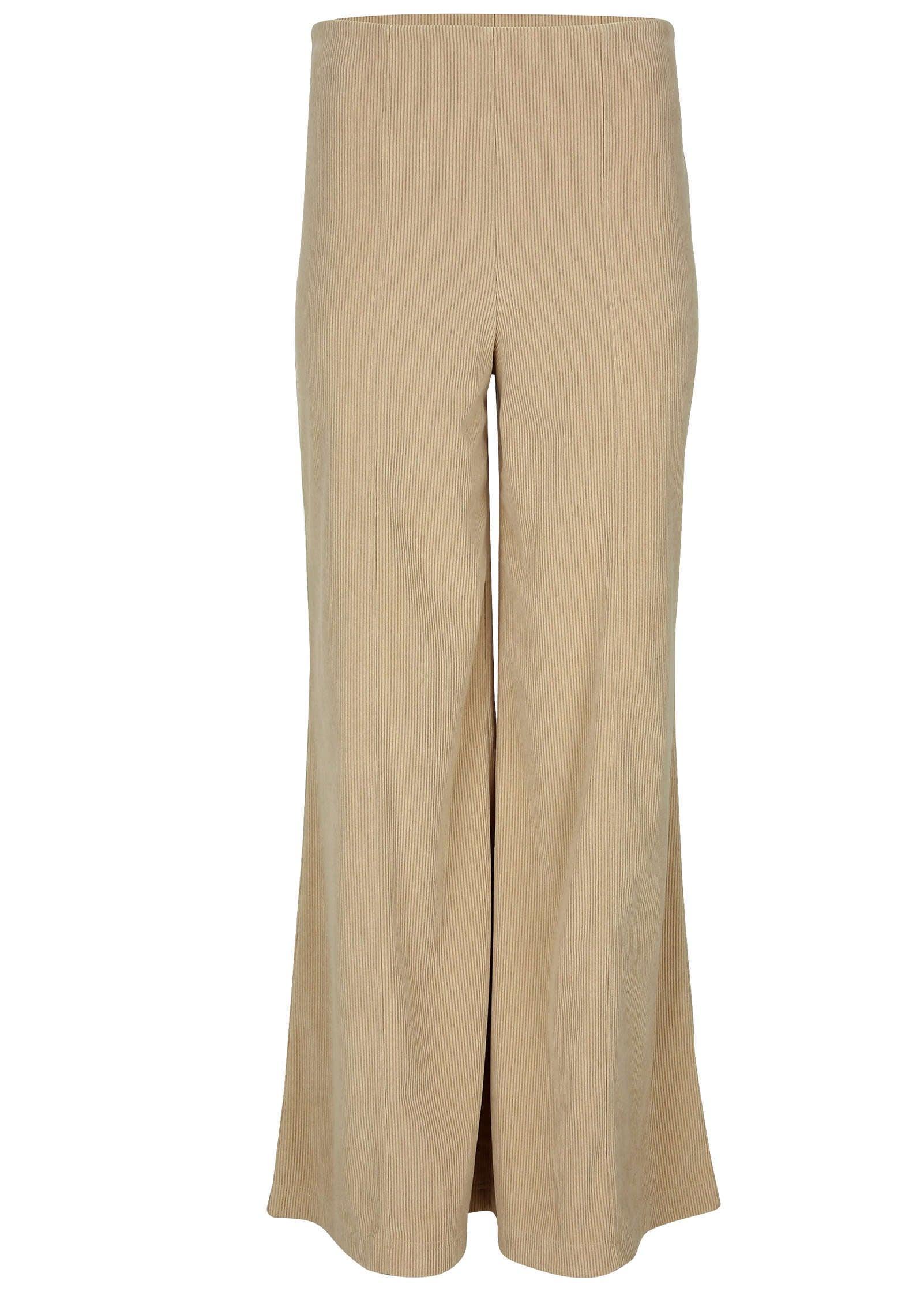 Corduroy Wide Leg Pants - Oxford Tan Product Image