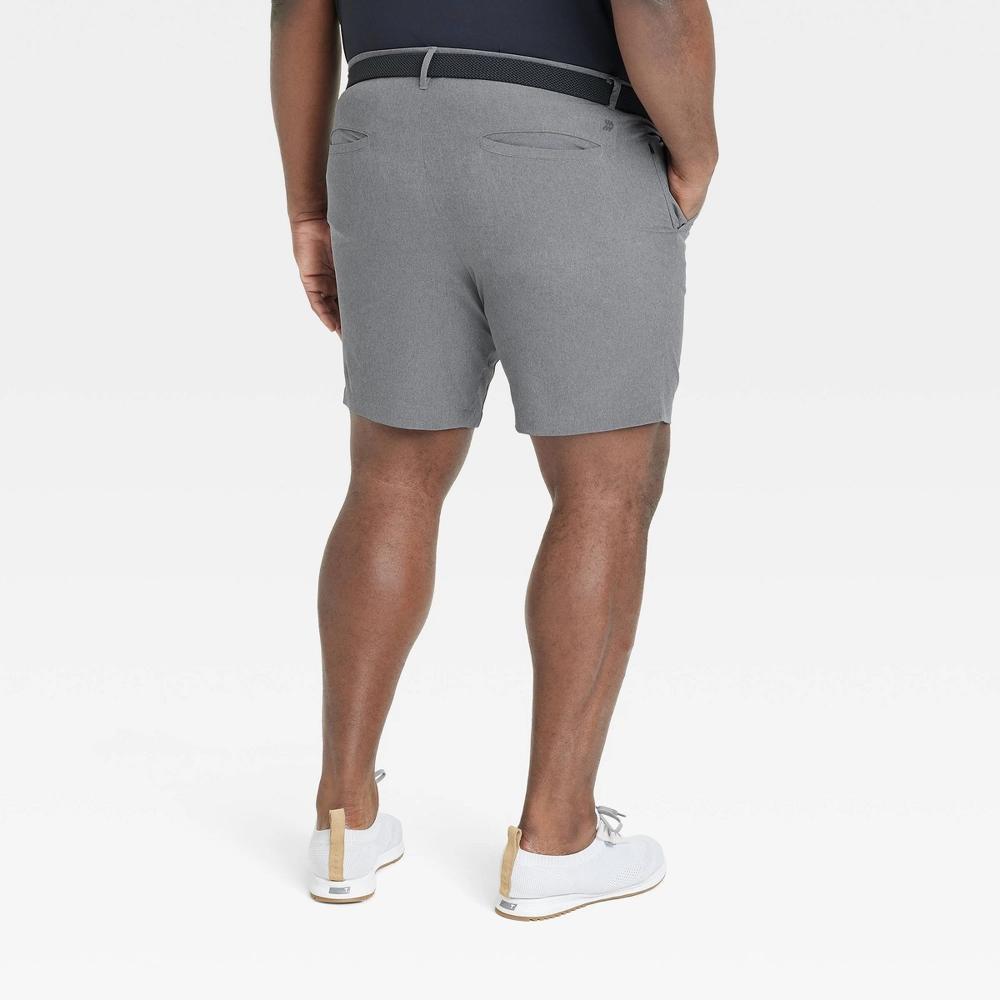 Men's Big Golf Shorts 8" - All In Motion™ Heathered Gray 48 Product Image