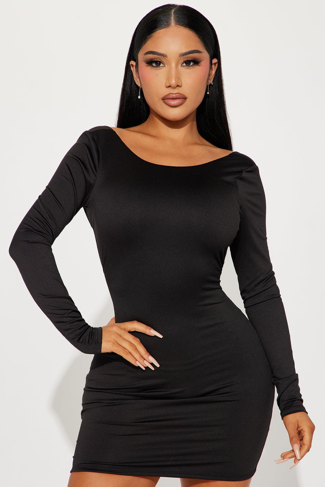 Melissa Backless Mini Dress - Black Product Image