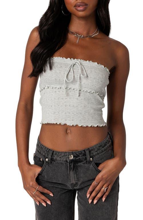 Women's Savannah Pointelle Tube Top Product Image