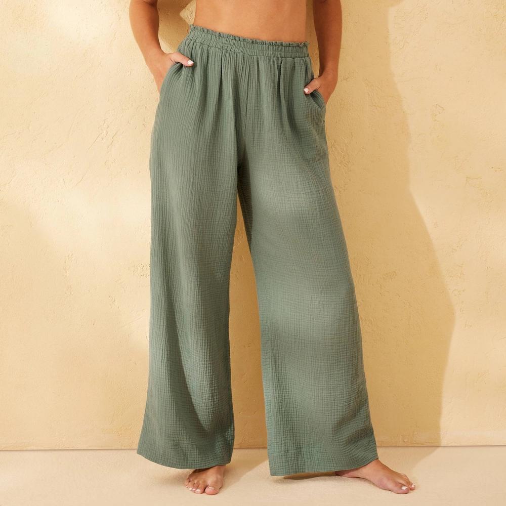 Womens Gauze Cover Up Pants - Shade & Shore product image