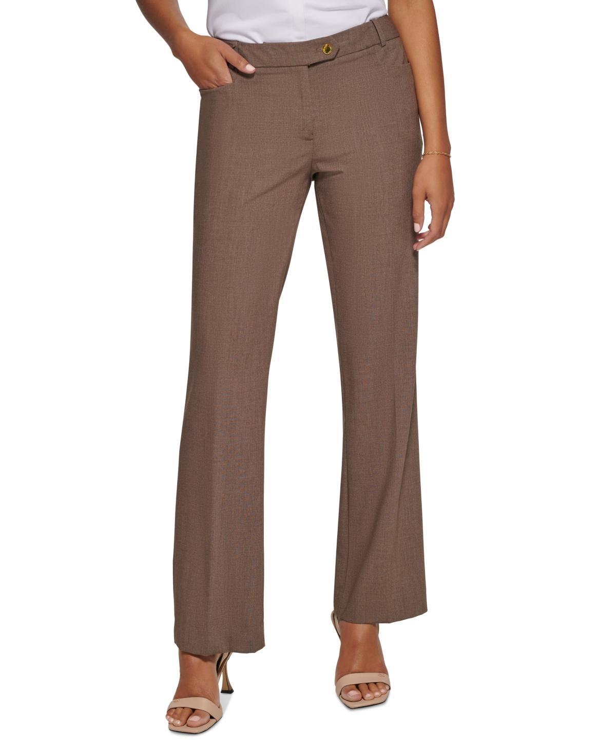 Calvin Klein Womens Modern Fit Trousers, Regular & Petite Product Image