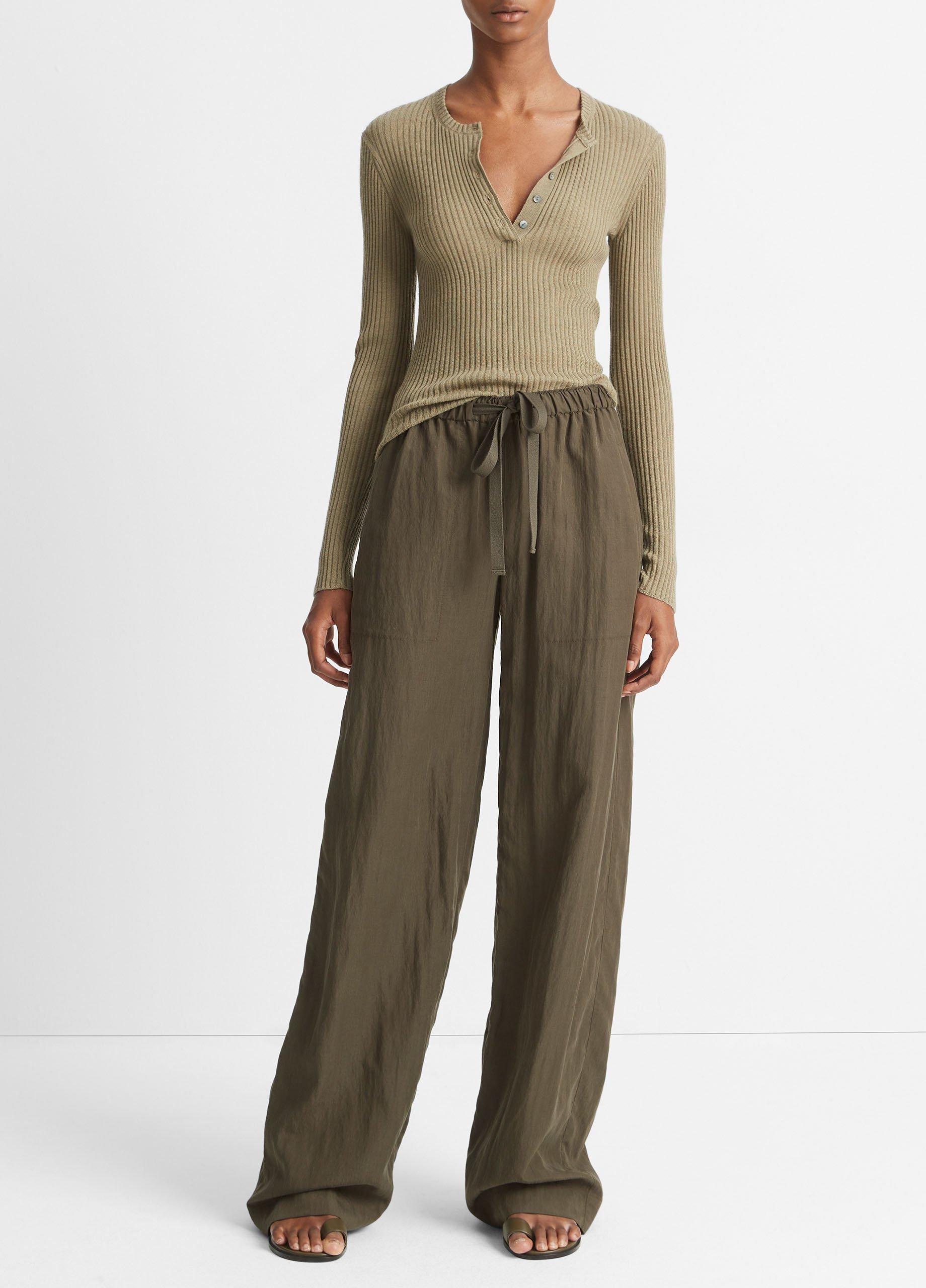 Mid-Rise Utility Drawstring Pant Product Image