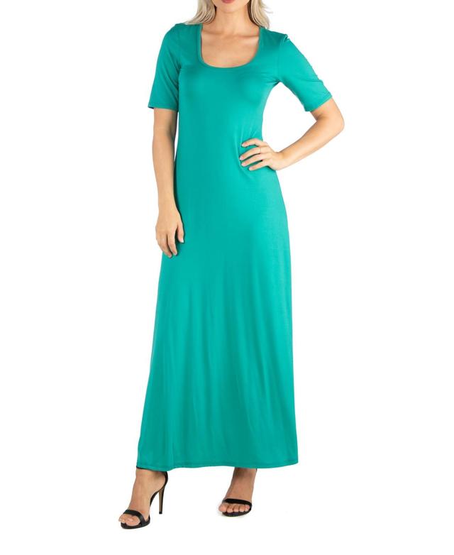 24seven Comfort Apparel Womens Casual Maxi Dress Product Image