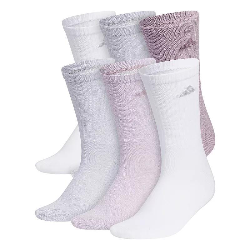 Womens adidas 6-Pack Athletic Crew Socks Product Image