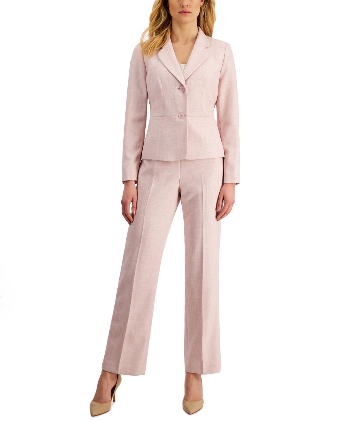 Le Suit Womens Notch-Collar Pantsuit, Regular and Petite Sizes Product Image