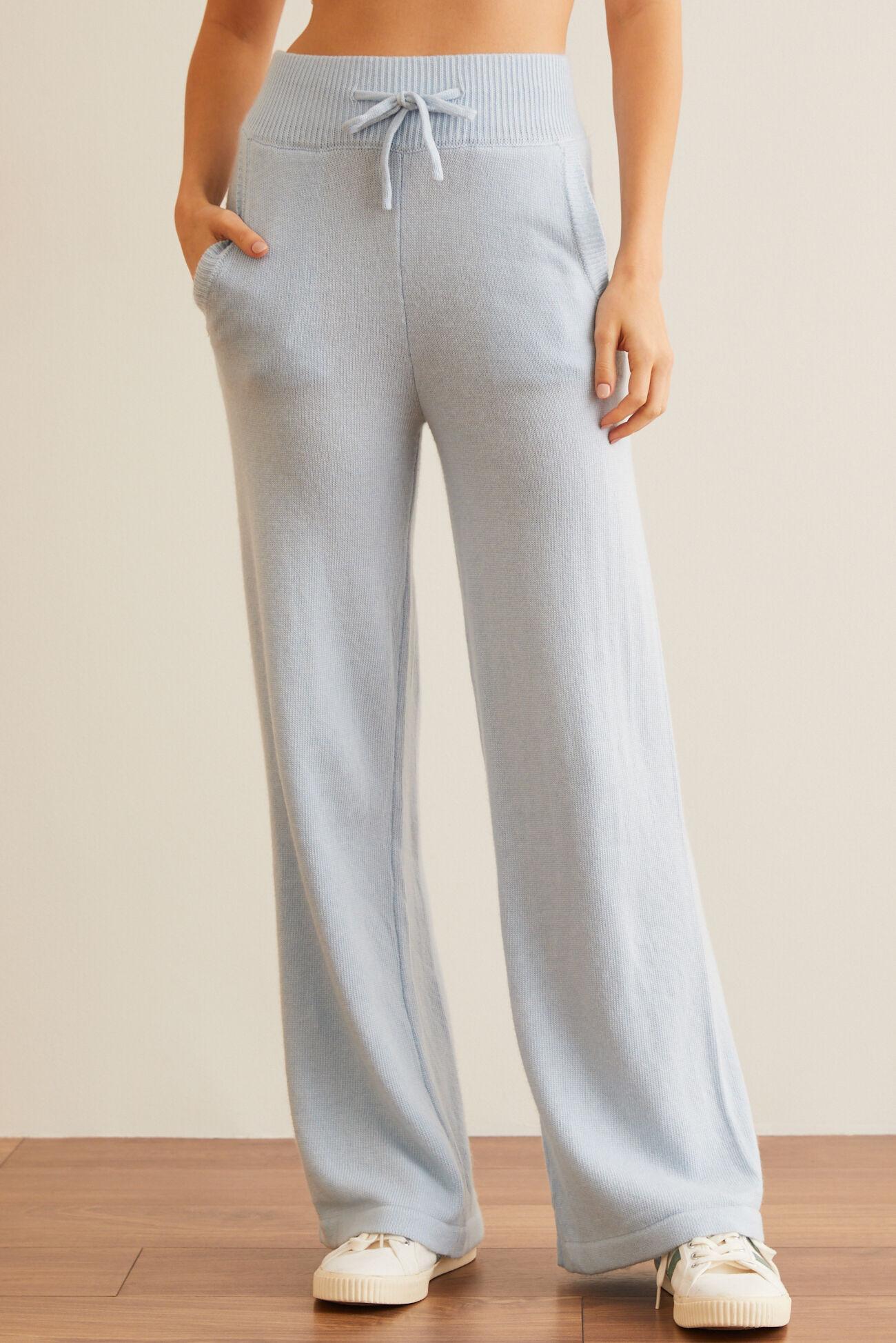 Unwind Wide Leg Sweater Pants Product Image