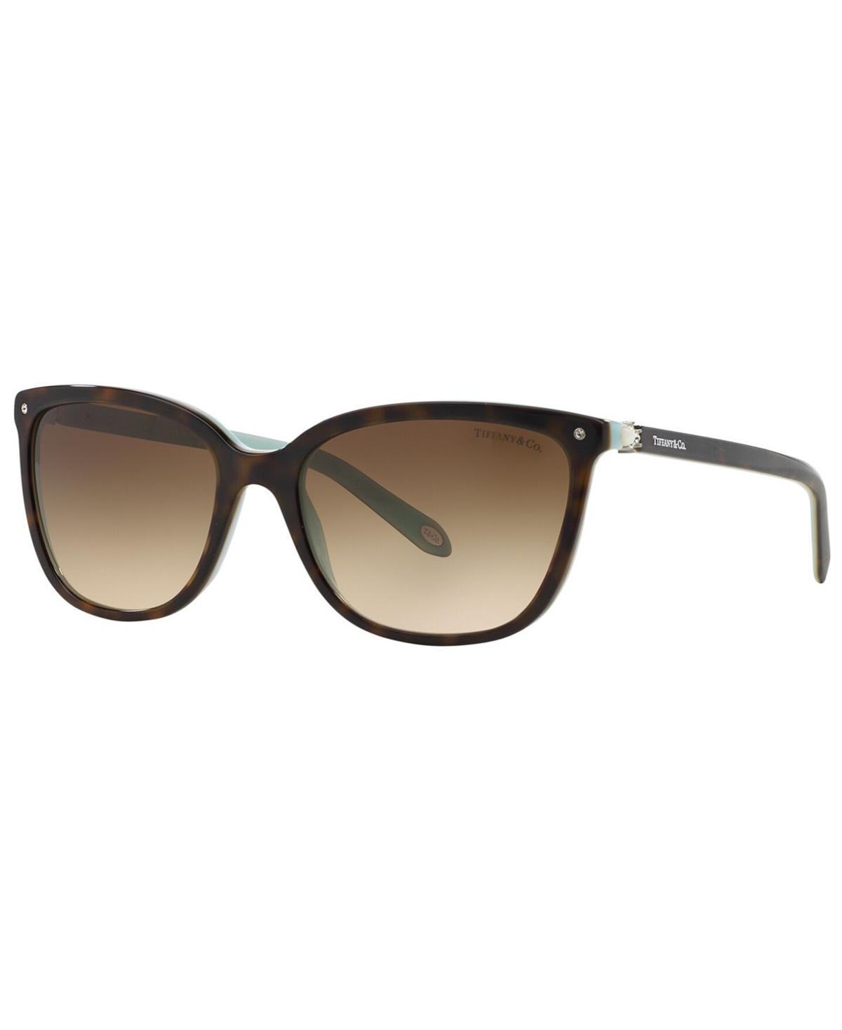 Tiffany & Co. Sunglasses, TF4105HB 55 - TORTOISE BLUE Product Image