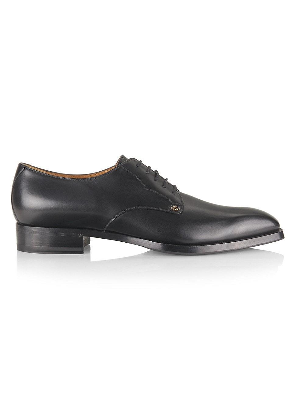 Mens Leather Logo Oxfords product image