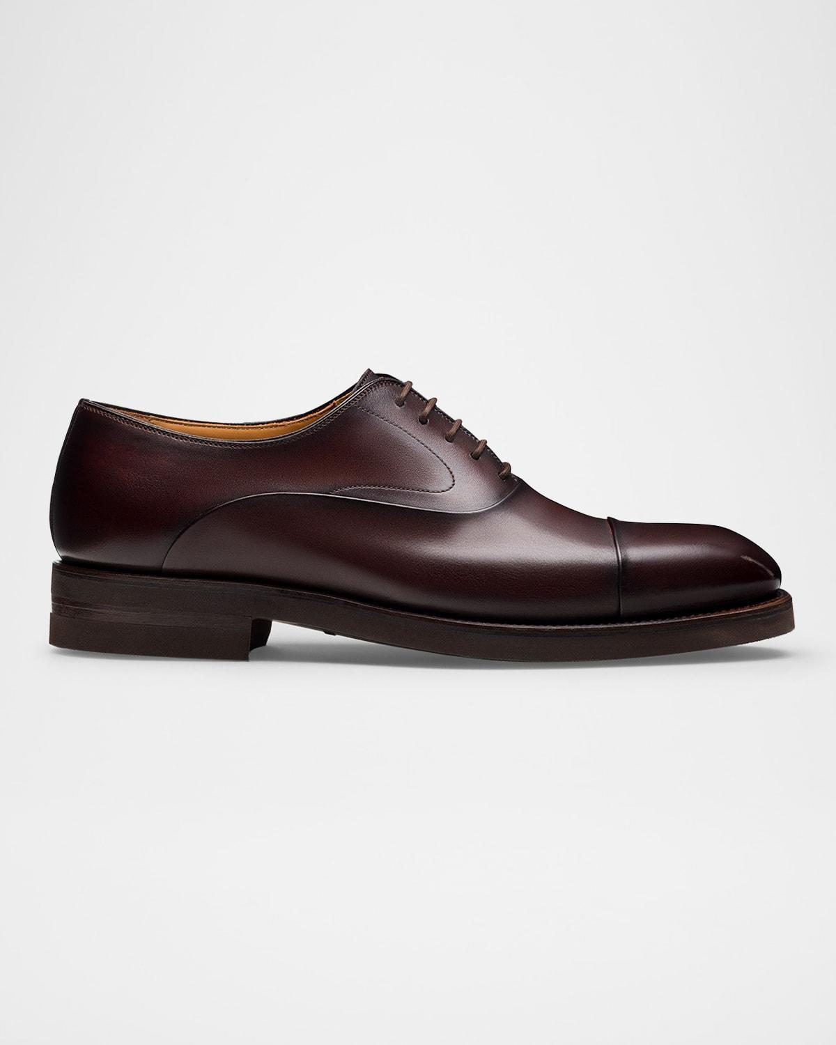 Mens Omega Cap-Toe Leather Oxfords Product Image