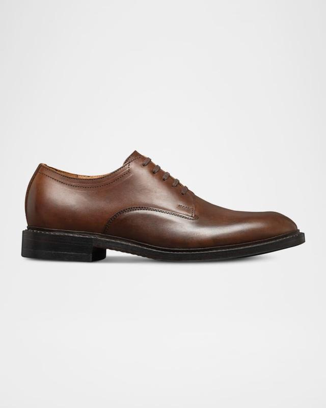 Men's Trevor Leather Plain-Toe Derby Shoes Product Image