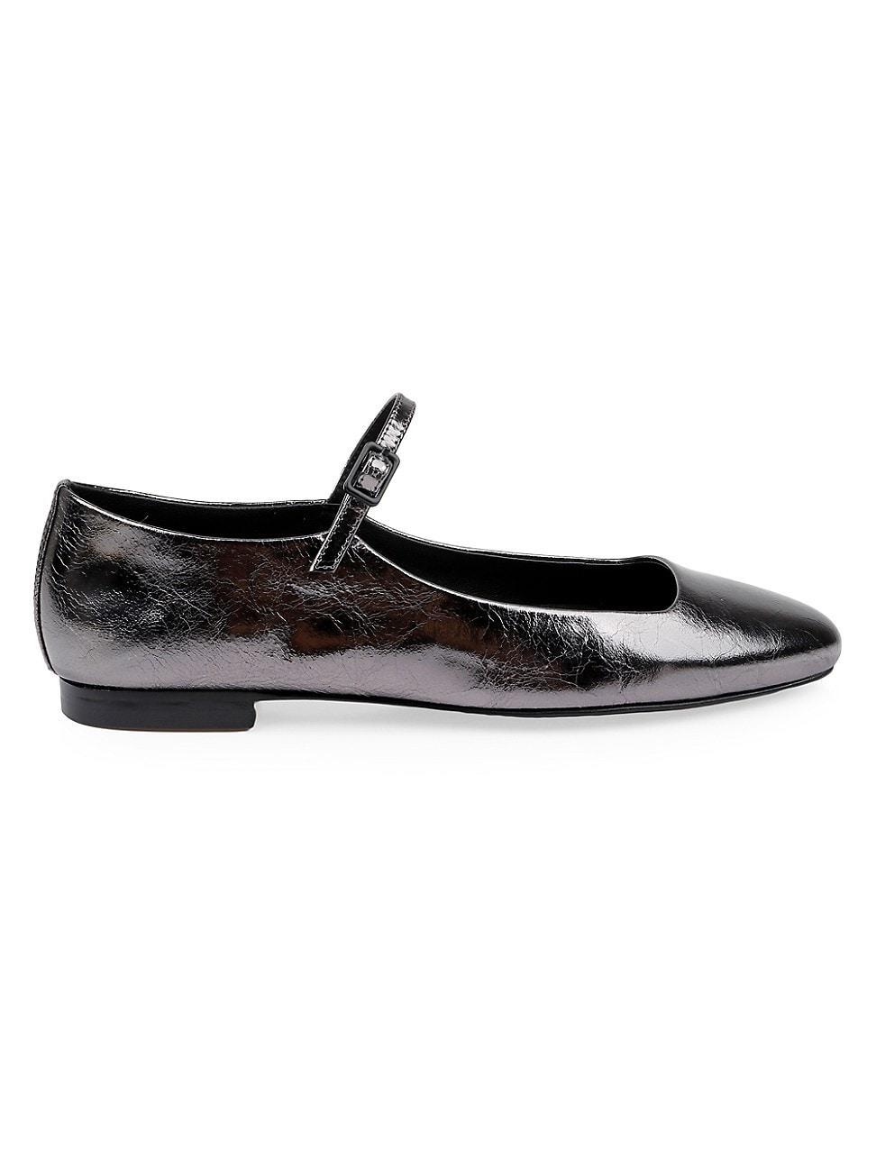 Womens Edelie Leather Ballet Flats Product Image