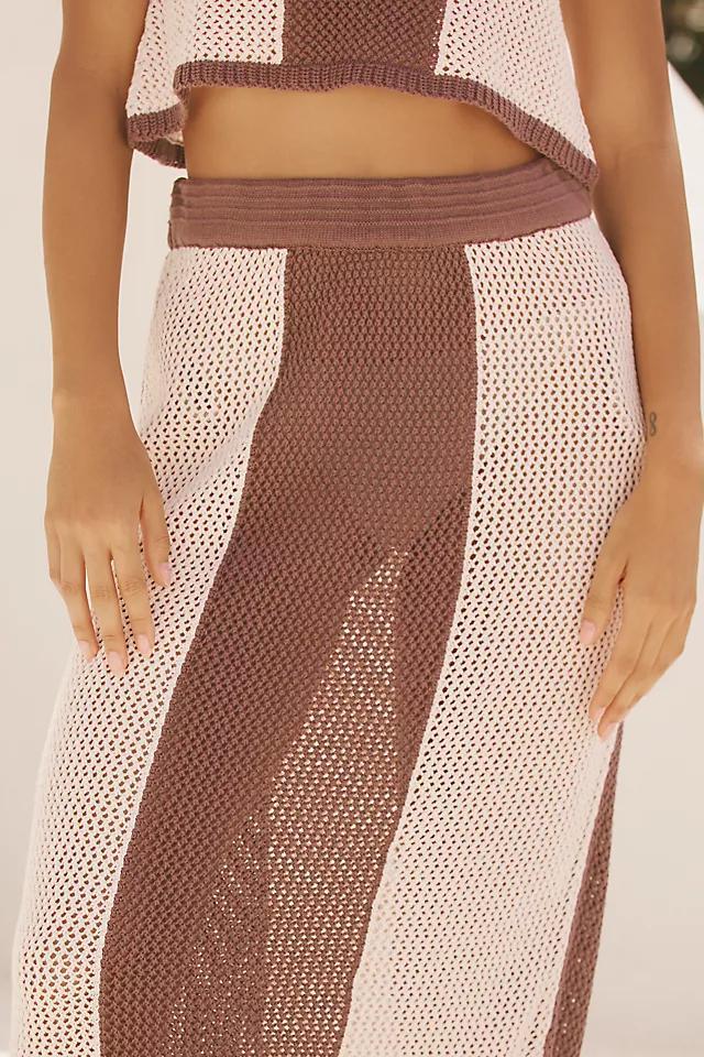 Mahila Crochet Midi Skirt Product Image