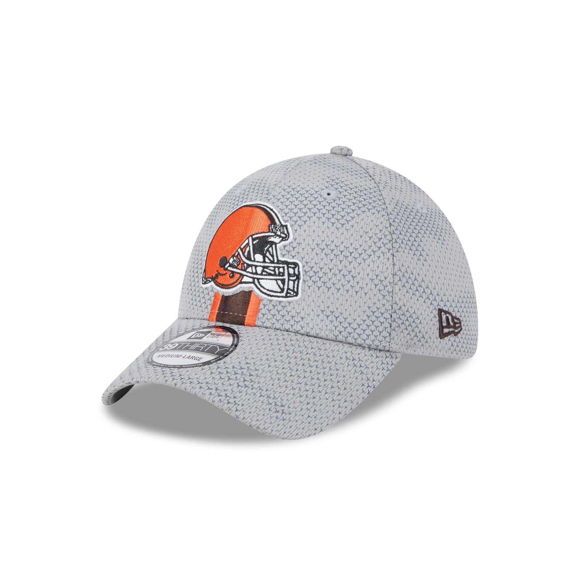 Cleveland Browns 2024 Sideline Gray 39THIRTY Stretch Fit Hat Male Product Image