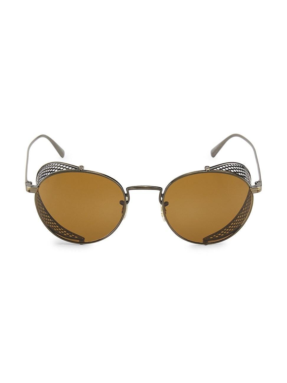 Womens Brunello Cucinelli x Oliver Peoples Side Shield Round Sunglasses Product Image