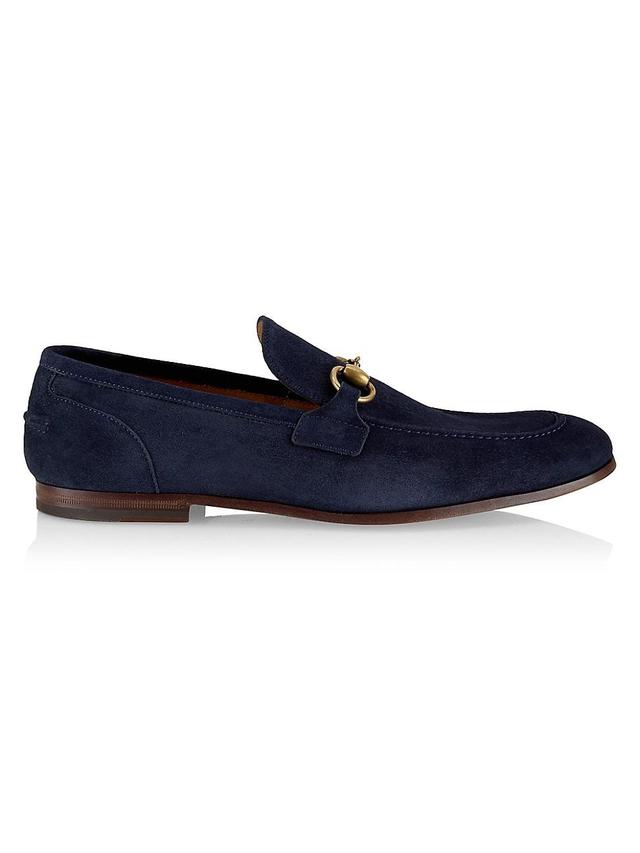 Men's Bloom Lizard-Effect Leather Loafers  Product Image