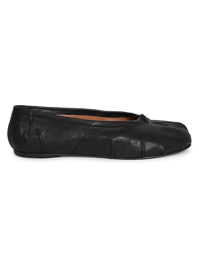 Womens Tabi Leather Ballerina Flats Product Image