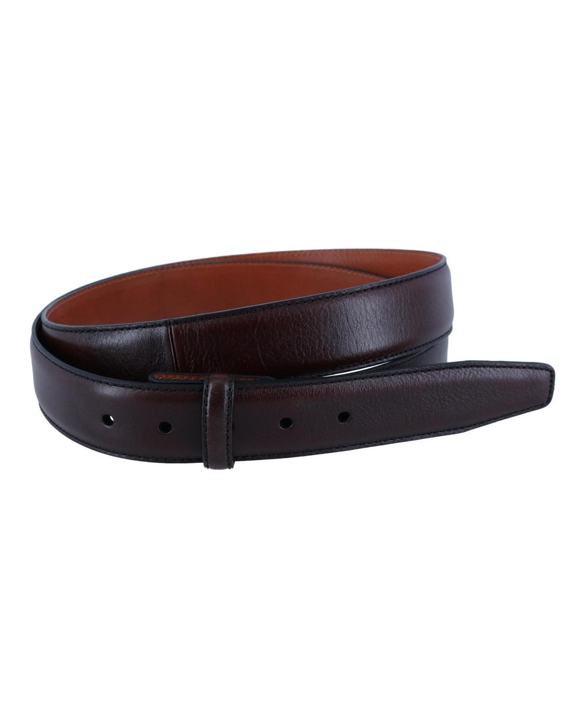 Trafalgar Mens Feather Edge Pebble Leather Harness Belt Strap Product Image